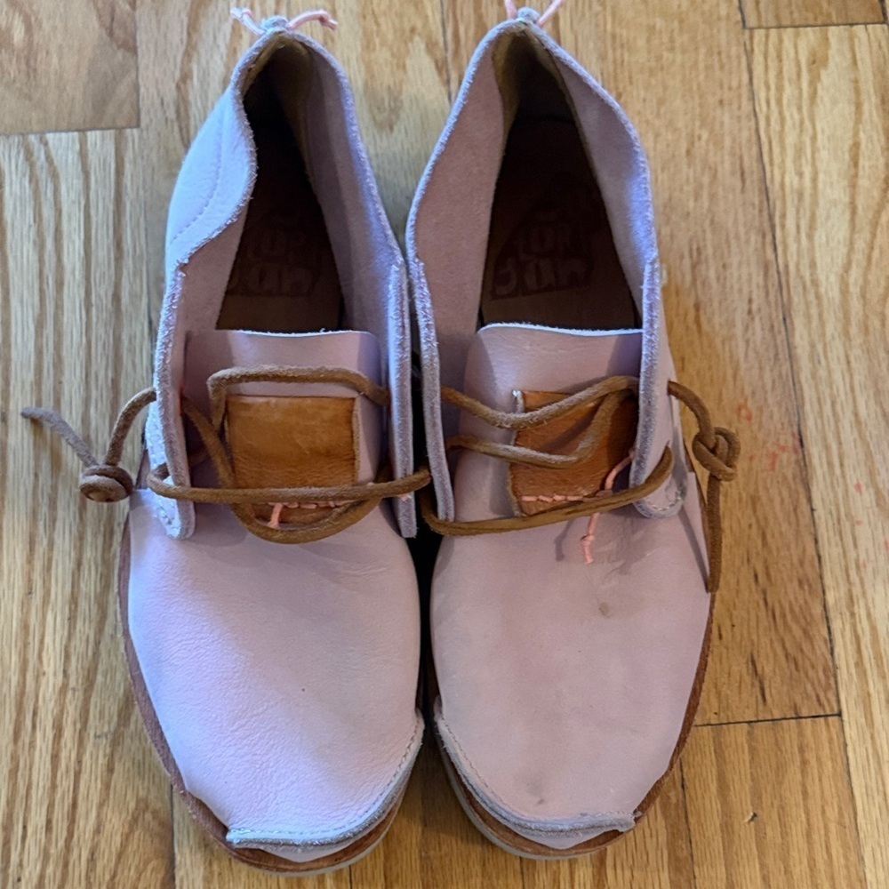 Sartorisan sz EU 38 US 7.5 Benirras Mid Astex Leather Pink Tan Loafer great cond - Picture 2 of 9